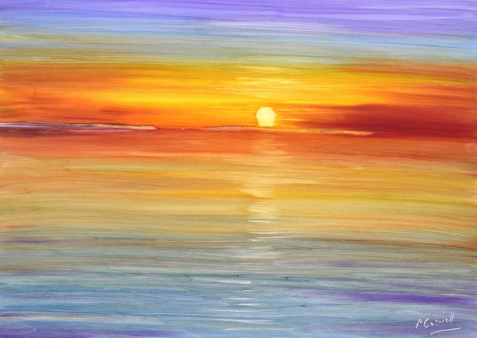 Sunset Paintings Ibiza Cafe Del Mar